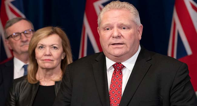 Ontario ford and christine eliot